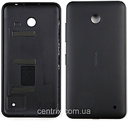 Задня кришка для Nokia 630 Lumia Dual Sim, чорна