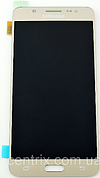 Дисплей (екран) для Samsung J510F Galaxy J5 (2016) + тачскрін, золотистий, оригінал