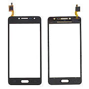 Тачскрін (сенсор) Samsung G532F, DS Galaxy J2 Prime, чорний