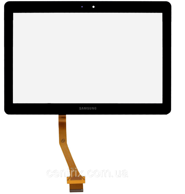 Тачскрін (сенсор) Samsung P5100 Galaxy Tab 2 10.1, P5110, N8000 Galaxy Note, N8010, N8013, чорний,оригінал
