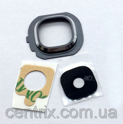 Скло камери Samsung J510H Galaxy J5 (2016), J710H, чорне, фото 1