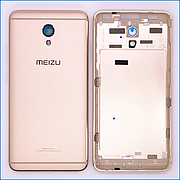 Задня кришка для Meizu M5 Note, золотиста, оригінал