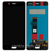 Дисплей (екран) для Nokia 5 TA-1024/Dual Sim TA-1053 + тачскрін, колір чорний, оригінал
