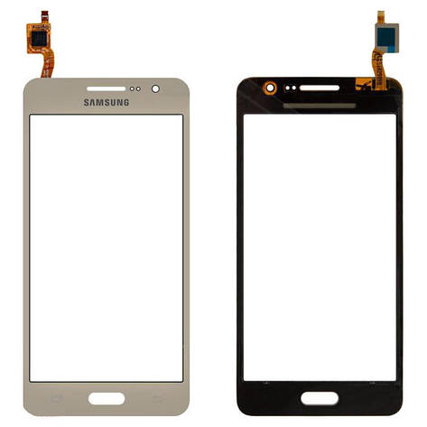 Тачскрін (сенсор) Samsung G531H/DS Grand Prime VE, золотистий, #BT541C, #MCF-050-2239-V3, фото 1