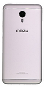 Задня кришка для Meizu M3 Note (M681H), срібляста, оригінал