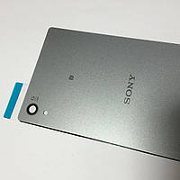 Задняя крышка для Sony E6833 Xperia Z5 Premium Dual Sim/E6853/E6883, серебристая (chrome), оригинал