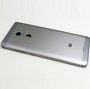 Задня кришка для Xiaomi Redmi Note 4X Snapdragon, Redmi Note 4 Global (2017), сіра, оригінал