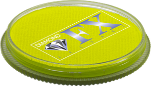 Аквагрим Diamond FX неон жовтий 30g, фото 2