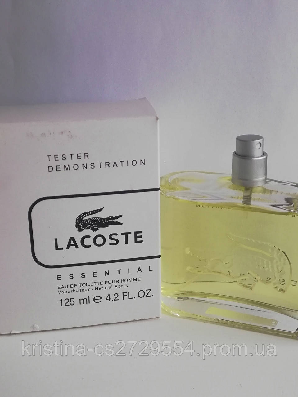 Парфумована вода Lacoste Essential Тестер LUX (копія) чоловічий