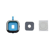 Скло камери Samsung A500H Galaxy A5 (2015)/A500F, з рамкою чорного кольору