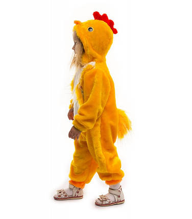 Теплий костюм для діток маскарадний курча від 2 до 3 років для малюків на свято, фото 2