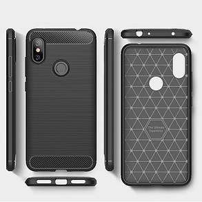 Чохол силіконовий TPU на Xiaomi Redmi Note 6 / Note 6 pro темно синій, фото 4