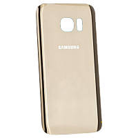 Задняя крышка для Samsung G935 Galaxy S7 Edge, золотистая, оригинал