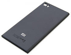 Задня кришка для Xiaomi Mi3, чорна, TD-SCDMA/GSM