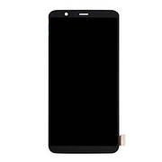Дисплей (екран) для OnePlus 5T A5010 + тачскрін, чорний, оригінал