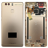 Задня кришка для Huawei V8, золотиста, з шлейфом сканера відбитків пальців, оригінал