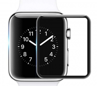 Защитное стекло для Apple Watch 1/2/3 42mm, 0.25 mm, 3D, черное