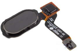 Шлейф для OnePlus 3 A3003/3T A3010, з кнопкою меню (Home), чорного кольору