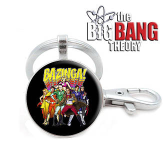 Брелок в стилі супергероїв з коміксів з персонажами Теорія Великого вибуху / The Big Bang Theory