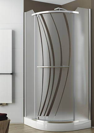 Півкругла душова кабіна Aquaform PUENTA WIND 900x900x2000, фото 2