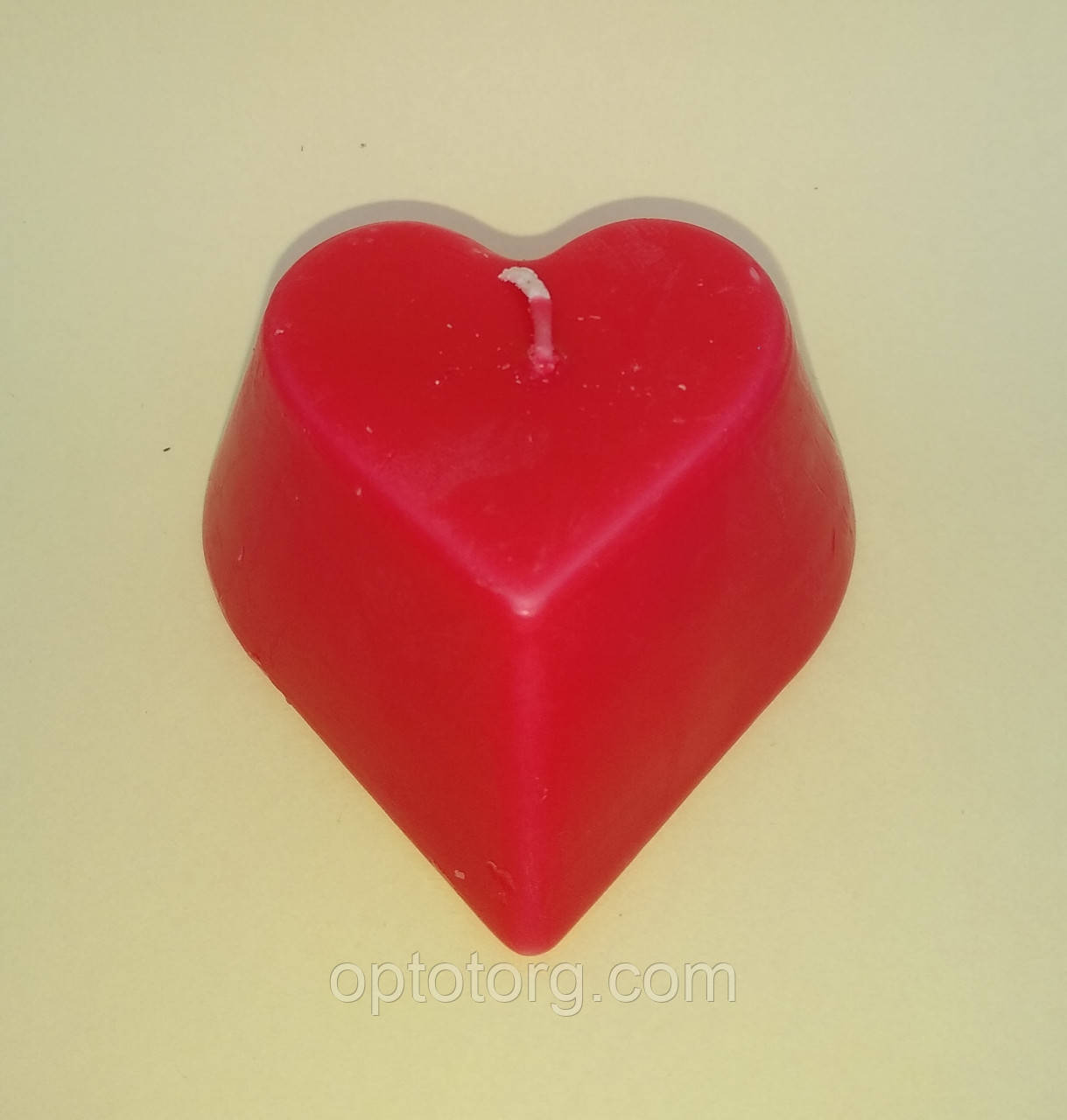 Свічки до Дня Святого Валентина серце 6*6*3, фото 1