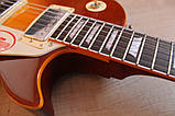 Електрогітара Gibson Les Paul Custom 59 Iced Tea Sunburst China, фото 6