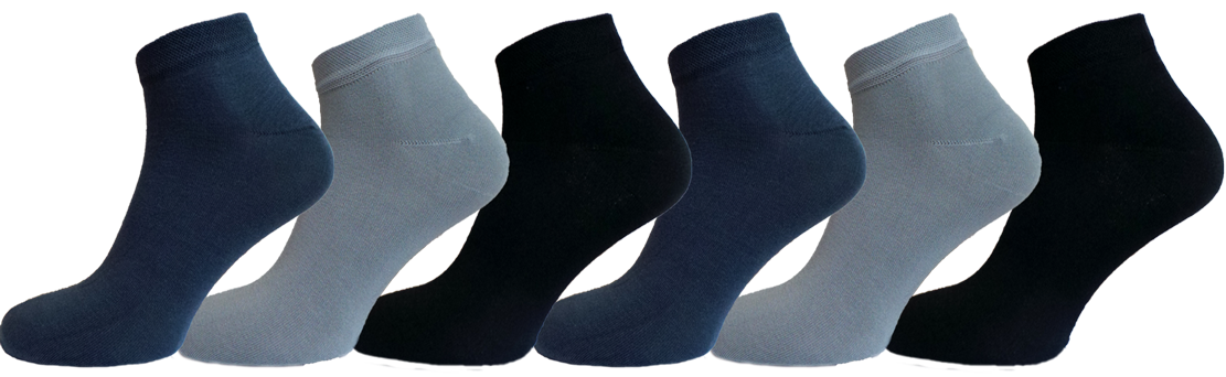 Чоловічі шкарпетки короткі бамбук мікс Lomani