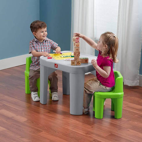 НАБІР ДИТЯЧИХ МЕБЛІВ MIGHTY MY SIZE TABLE&CHAIRS 48х64х64 см/ 50х35х35 см, фото 2