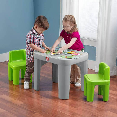 НАБІР ДИТЯЧИХ МЕБЛІВ MIGHTY MY SIZE TABLE&CHAIRS 48х64х64 см/ 50х35х35 см, фото 3