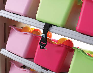 ОРГАНАЙЗЕР FUN TIME ROOM ORGANIZER 89х67х36 см, рожевий/салатовий, фото 2