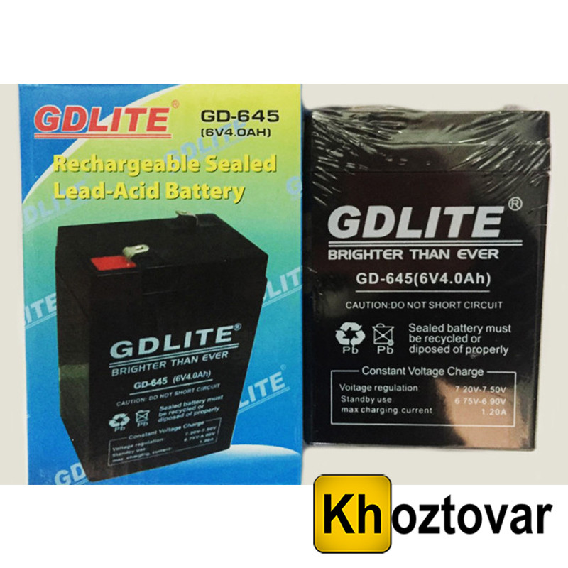 Акумуляторна батарея GD 645 6 V 4 А