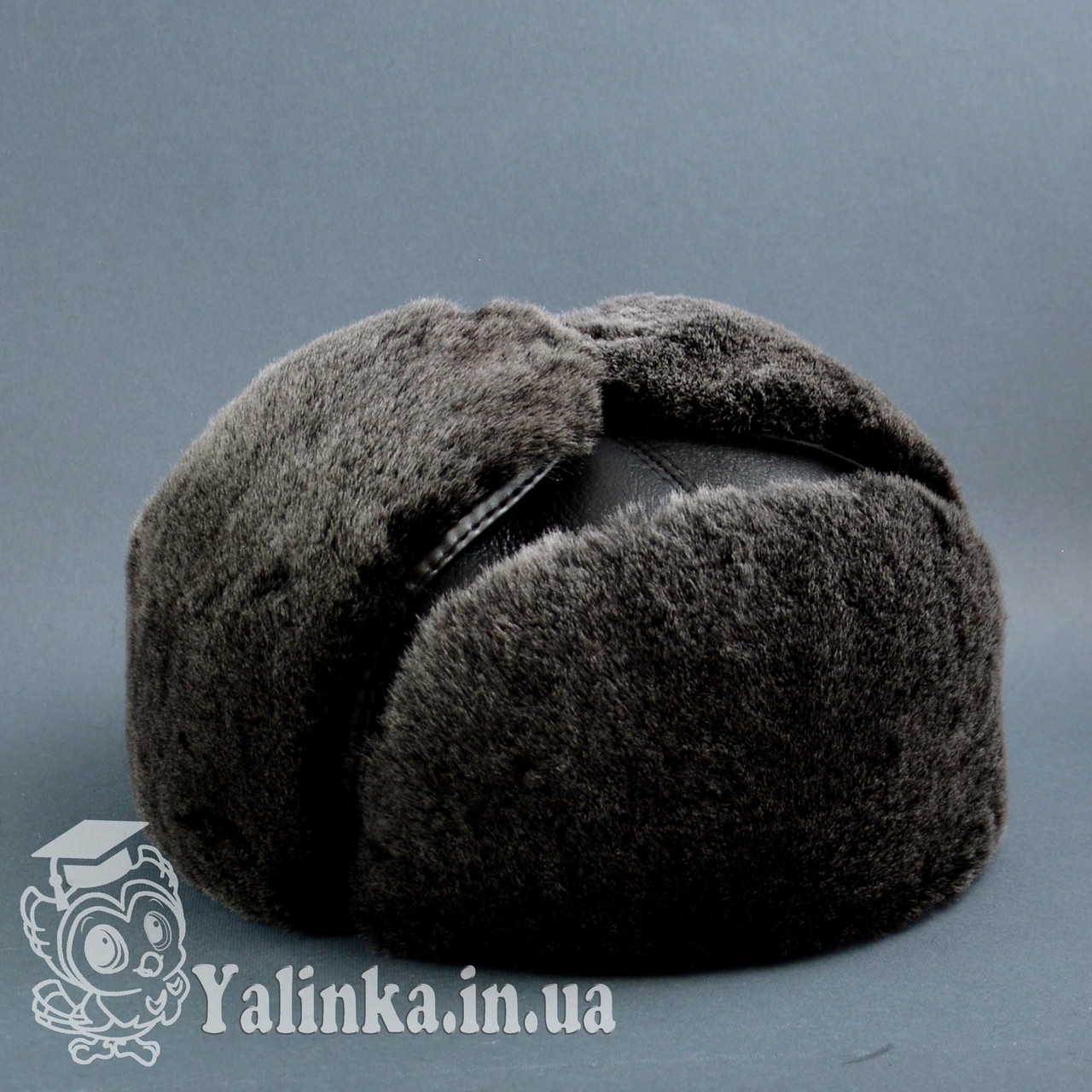 Шапка-вушанка "Шестиклинка" овчина натуральне хутро