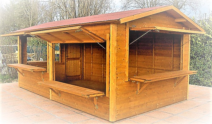 Палатки дерев'яні 4х2,5 м