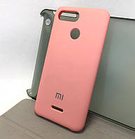 Чехол для Xiaomi Redmi 6 накладка силиконовый противоударный Silicone Cover