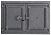 Дверки чавунні Halmat DCHP5 480X335. Дверцята для кухні, барбекю, фото 1