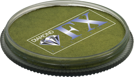 Аквагрим Diamond FX металік Зелений із золотом 30 g, фото 1