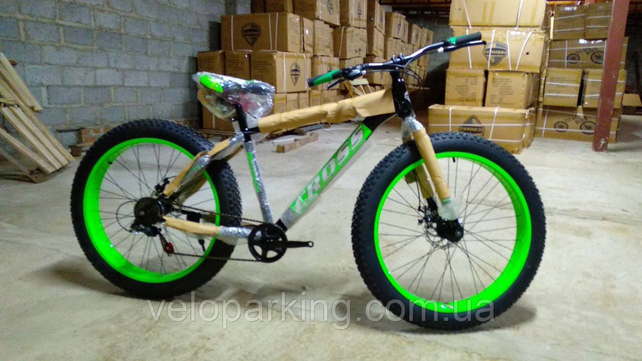 Велосипед позашляховик фетбайк Cross Tank 26 (fatbike) 2021 All