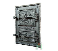 Дверки чугунные Halmat IRYS 465X315. Дверцы для печи и барбекю