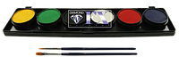 Палитра аквагрим Diamond FX основные 6 цветов по 10 g.