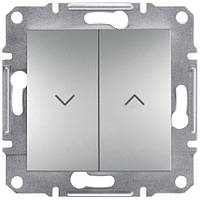 Вимикач Schneider-Electric Asfora для жалюзі Алюміній EPH1300161
