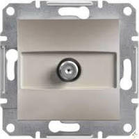 Розетка телевізійна кінцева SAT Schneider Electric Asfora Бронза EPH3700169