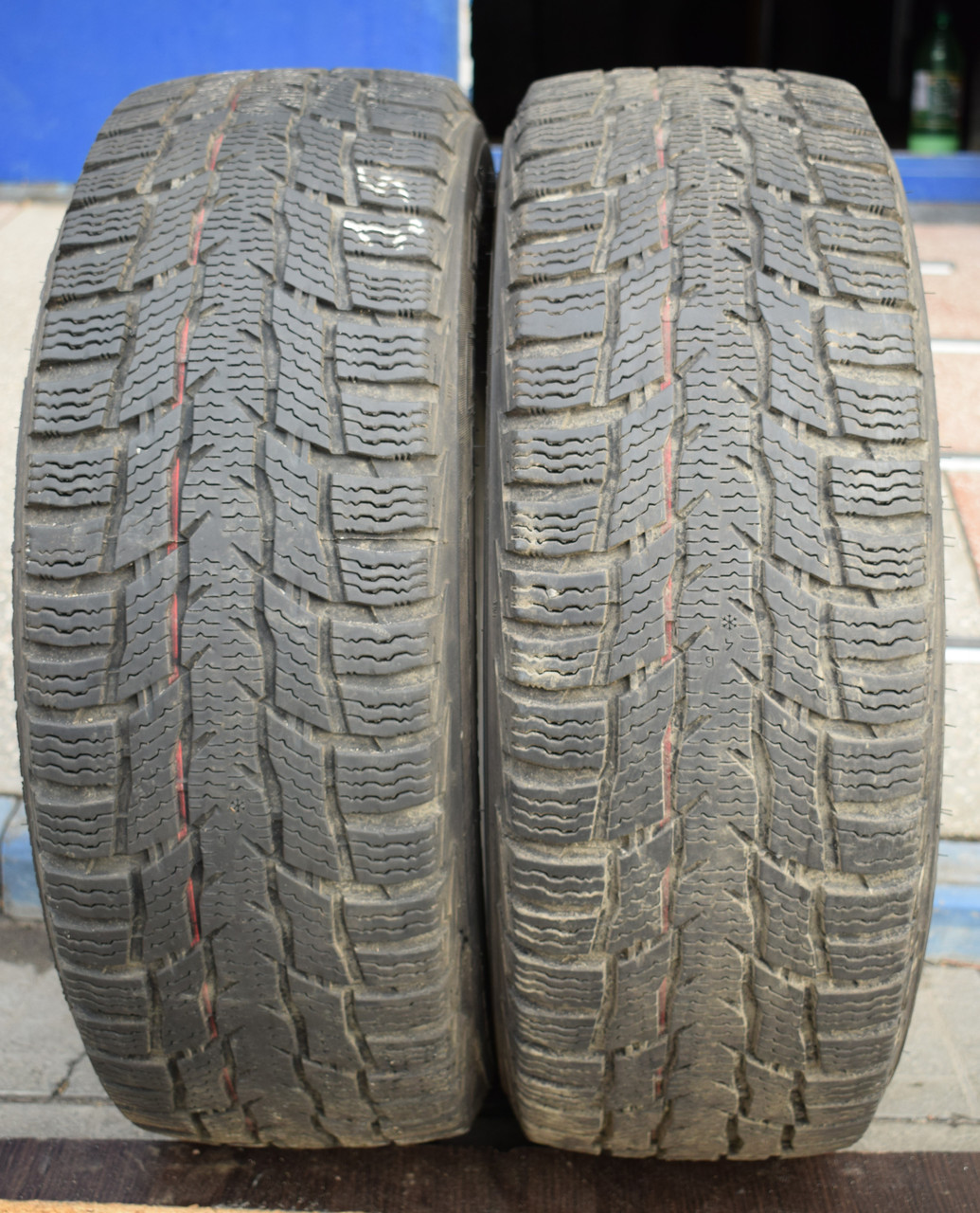 Шини б/у 215/65 R15С Nokian WR C3 Зима, 2017 г.в., пара