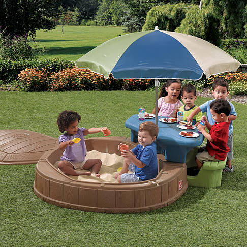 ПЕСОЧНИЦА СО СТОЛОМ ДЛЯ ПИКНИКА SUMMERTIME PLAY CENTER 169х145х178 см, фото 3