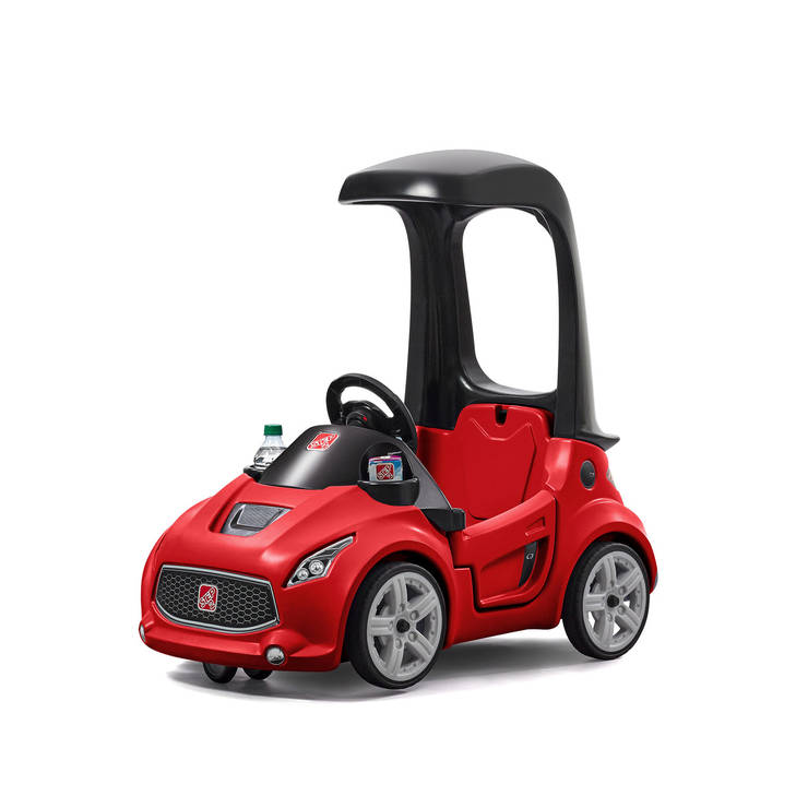 ДИТЯЧА МАШИНА-КАТАЛКА TURBO COUPE FOOT-TO-FLOOR 89х92х49 см червона, фото 2
