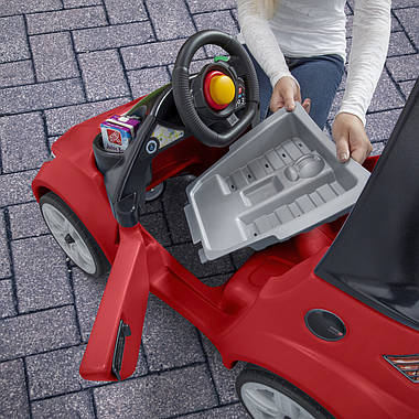 ДИТЯЧА МАШИНА-КАТАЛКА TURBO COUPE FOOT-TO-FLOOR 89х92х49 см червона, фото 2