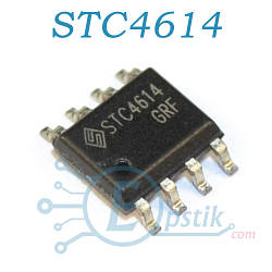 STC4614, Mosfet транзисторна збірка, N+P-канал, 40 В, 6А/5А, SOP8