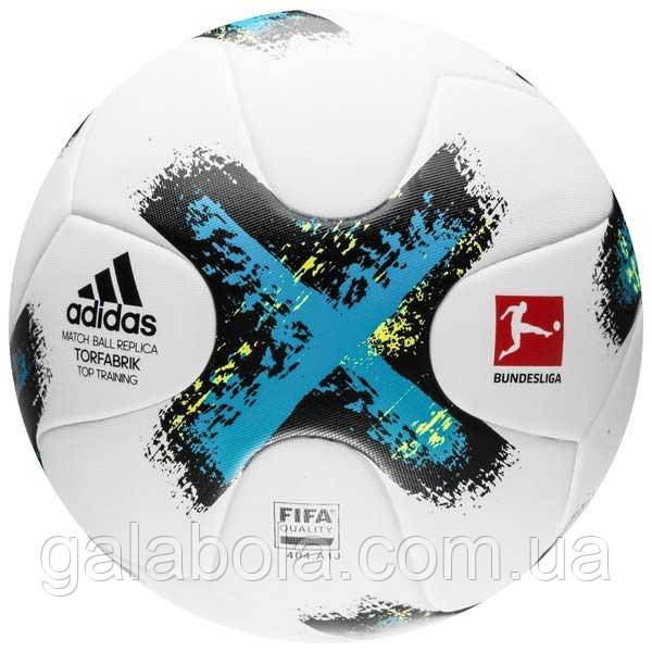 М'яч футбольний для дітей ADIDAS BUNDESLIGA TORFABRIK TOP TRAINING BS3519 (розмір 4)