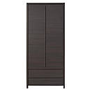 Шафа для одягу SZF2D2S Каспіан з ЛДСП Дуб мілано темний Gerbor, фото 2