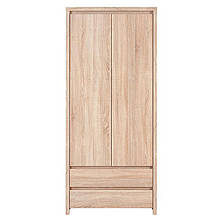 Шафа дводверна із ДСП SZF2D2S Каспіан дуб сонома Gerbor