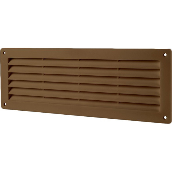 Решітка дверна Домовент ДВ 350 коричнева